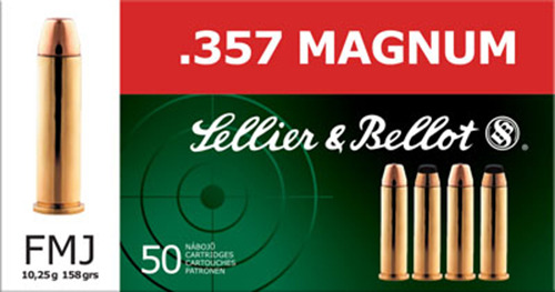 Ammunition Sellier&Bellot Pistol 357Magnum|38Special S&B 357MAG 158GR FMJ 50/1000